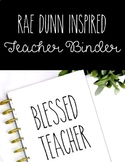 Rae Dunn Inspired Teacher Binder