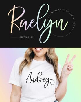 Preview of Raelyn Font | Encapsulates Romantic Elegance