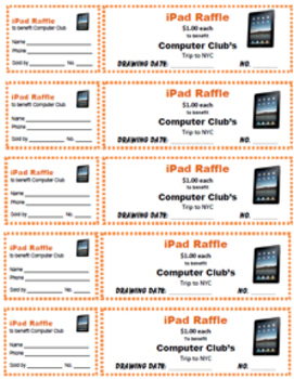 Preview of Raffle Tickets