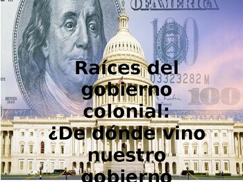 Preview of Raíces de la democracia americana: Colonias e Inglaterra