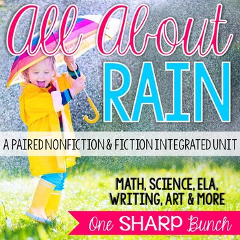 Preview of All About Rain Activities - Rain Unit - Water Cycle
