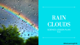 Rain Cloud Experiment Science Lesson Plan