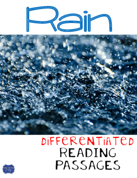 Preview of Rain Differentiated Reading Passages and Comprehension Questions