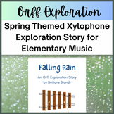 "Falling Rain" Spring Orff Xylophone Exploration Story for