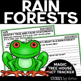 Rain Forests Magic Tree House Fact Tracker Printable and D