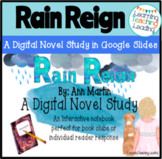 Rain Reign Digital Novel Study An Interactive Notebook