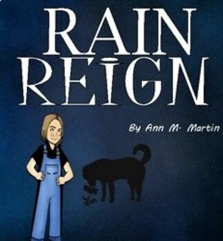Preview of Rain Reign by Ann Martin: A PDF and Easel Digital Novel Study
