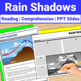 Rain Shadow Effect - Reading and Comprehension Worksheet Activity