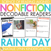 Rain Weather Differentiated Nonfiction Decodable Reader Sc