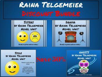 Preview of Raina Telgemeier Graphic Novel DISCOUNT BUNDLE-Save 50%
