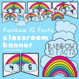 Rainbow Addition 10 Facts Banner