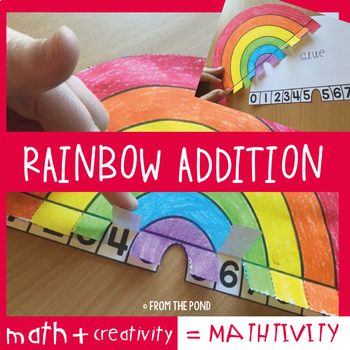 Preview of Ways to Make Ten Rainbow Addition Craft
