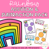 Rainbow Addition & Subtraction Pack