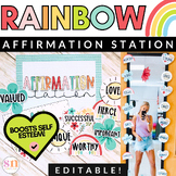 Rainbow Classroom Decor | Affirmation Station Kit | Positi