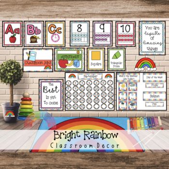 Bulletin Board Alphabet Cards |Happy Bright