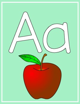 Rainbow Alphabet Posters by Emily Nadel | Teachers Pay Teachers