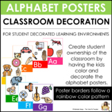 Rainbow Alphabet Posters - Premade or Student Decorated