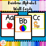Rainbow Alphabet Wall Cards