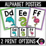 Rainbow Animal Alphabet Posters - Classroom Decor