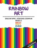 Rainbow Art After School Activity