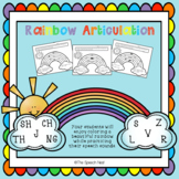 Rainbow Articulation Coloring Sheets - No Prep