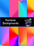 Rainbow Backgrounds- Freebie