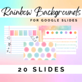 Rainbow Backgrounds for Google Slides