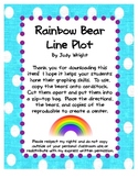 Rainbow Bear Line Plot Center