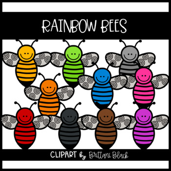 many bees clipart