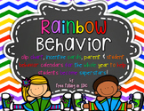 Rainbow Behavior Clip Chart & EXTRAS!