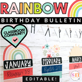 Birthday Bulletin Board Chart | Birthday Banner | Birthday