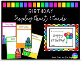 Rainbow Birthday Chart Display & Cards