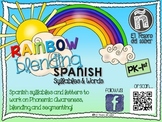 Rainbow Blending - Spanish Syllables & Words - Conciencia 
