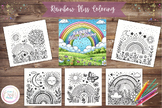 Rainbow Bliss Coloring: A Coloring Book for Children and Adults