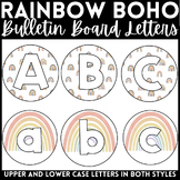 Rainbow Boho Bulletin Board Letters