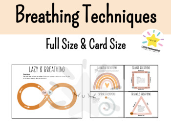 Rainbow Breathing Exercises  Mindfulness Breathing Cards (Boho