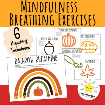 Rainbow Breathing Exercises | Mindfulness Breathing Cards (Fall Activities)