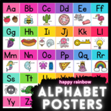 Rainbow Bright Alphabet and Word Wall Cards