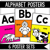 Rainbow Brights Alphabet Posters Classroom Decor