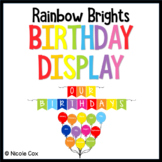 Rainbow Brights Birthday Display Board