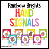 Rainbow Brights - Hand Signal Posters