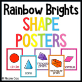 Rainbow Brights Shape Posters - 2D and 3D