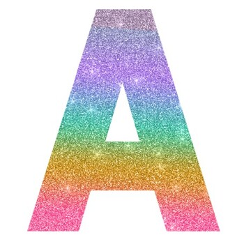 Rainbow Bulletin Board Letters, Classroom Posters, School Decor ...