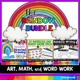 Spring St Patricks Day Rainbow Bundle: Directed Drawing, M