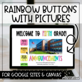Rainbow Buttons for Google Sites and Canvas