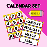 Rainbow Calendar Set