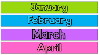 Rainbow Classroom Calendar Template by Mrs Paynes Pitt Stop | TpT