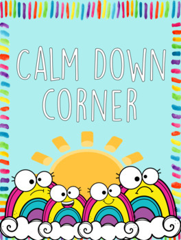 Rainbow Calm Down Corner Kit by Miss Jayden's Journey | TPT