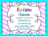 Chevron Number Posters {Rainbow/Chevron}