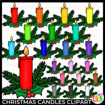 christmas candles clip art
